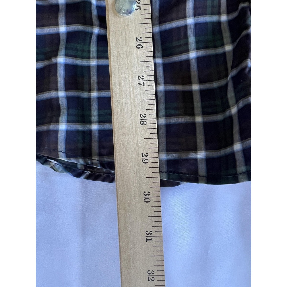 Bugatchi Shirt Mens Large Multi Color Plaid Long Sleeve Button Up Cotton Classic - Picture 11 of 14